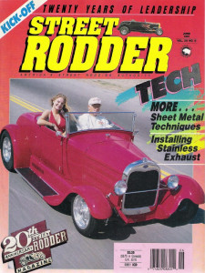 STREET RODDER 1991 JUNE - MAKE-A-DOOR PANEL, HAMMERFORMING SHEET METAL